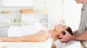 Chiropractic manipulation of the cervical spine.