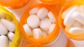 Pill bottles filled with pills
