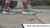 Walk with good posture