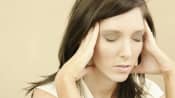 Woman feeling pressure in her neck