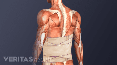 Lumbar back brace